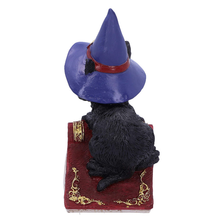 Hocus Small Witches Familiar Black Cat and Spellbook Figurine 12.7cm