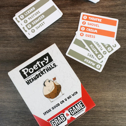 Grab and Game Poetry for Neanderthals Board Game by Exploding Kittens 5
