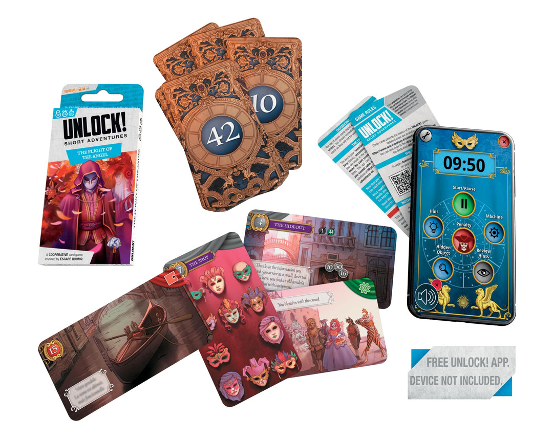 UNLOCK! Short Adventures 5: in Pusuit of Cabrakan - Immersive Escape Room Card Game for Kids and Adults, Ages 10+, 1-6 Players, 30 Minute Playtime, Made by Space Cowboys