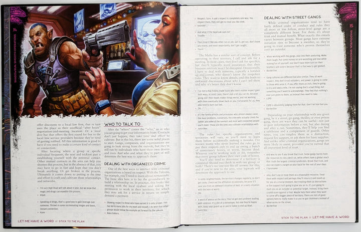 Catalyst Game Labs Shadowrun Smooth Operations Core Face Rulebook for Shadowrun Sixth World RPG - Enhance Social Play with New Mechanics Augmentationsn Adept Powers and Character Qualities