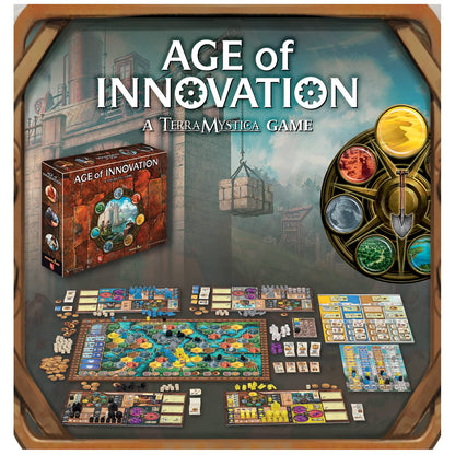 Age of Innovation A Terra Mystica Faction Strategy Board Game 2