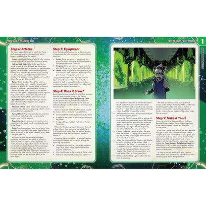 Finsters Monster Matic Cookbook Sourcebook Power Rangers RPG Roleplaying Game by Renegade Studio 8