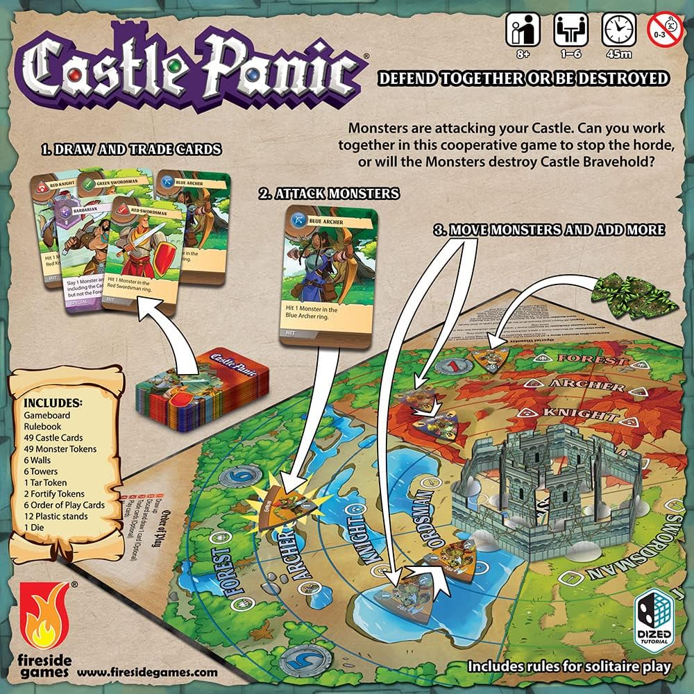 Castle Panic Second Edition Board Game