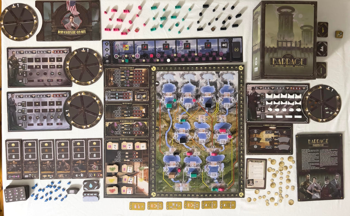 Barrage The Leeghwater Project Board Game by Crowd 9
