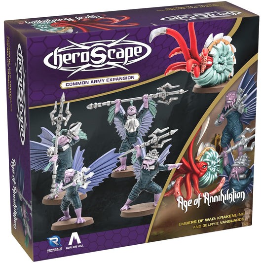 Heroscape Krakenling and Gelryie Vanguards Army Expansion Board Game by Renegade Studio 1
