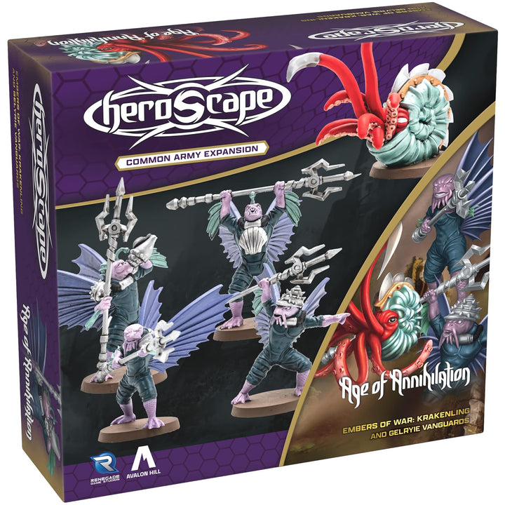 Heroscape: Krakenling and Gelryie Vanguards Army Expansion 1