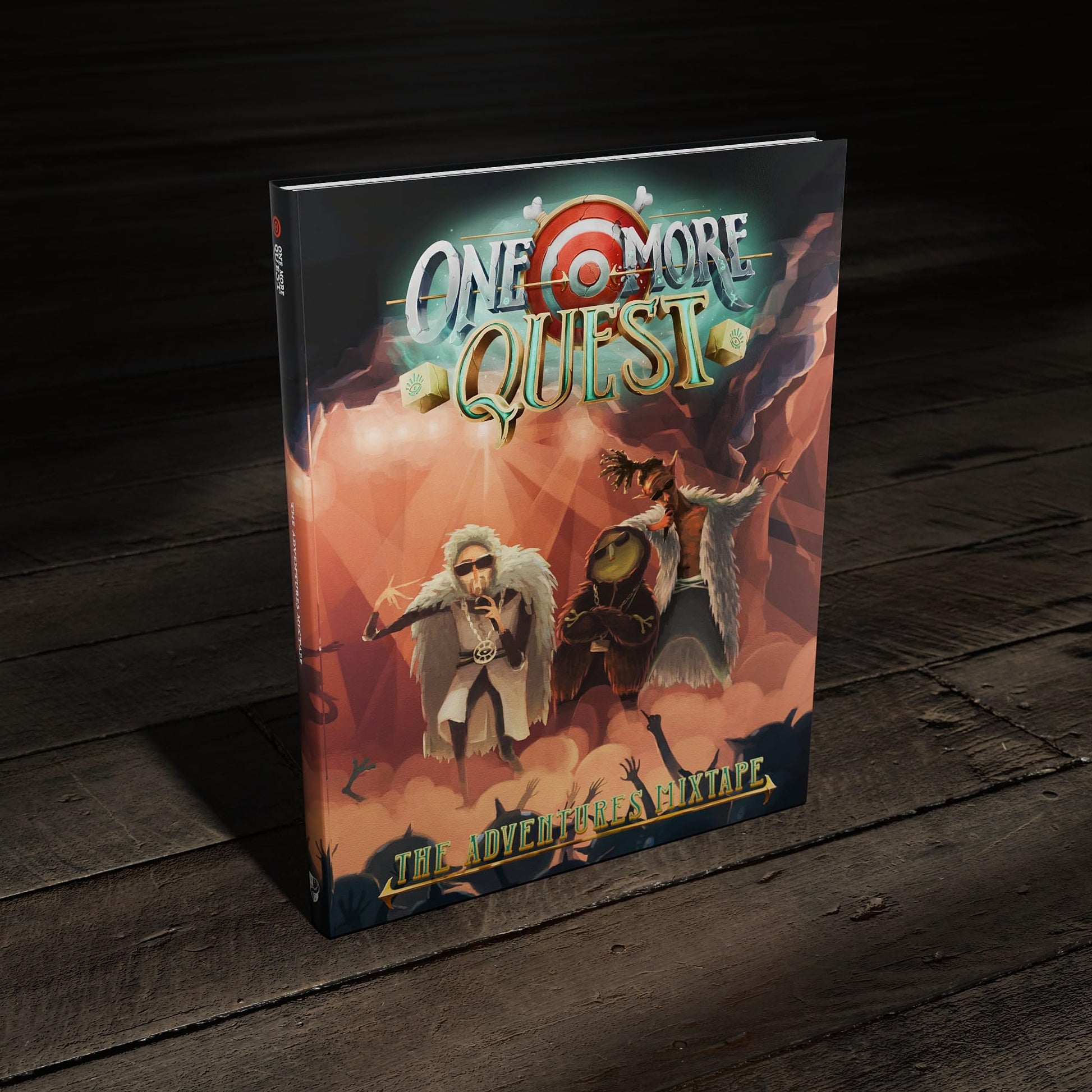 Modiphius Entertainment: One More Quest: The Adventures Mixtape - Hardcover RPG Supplement Book. Dungeon Crawling Expansion, Tabletop Role Playing 5