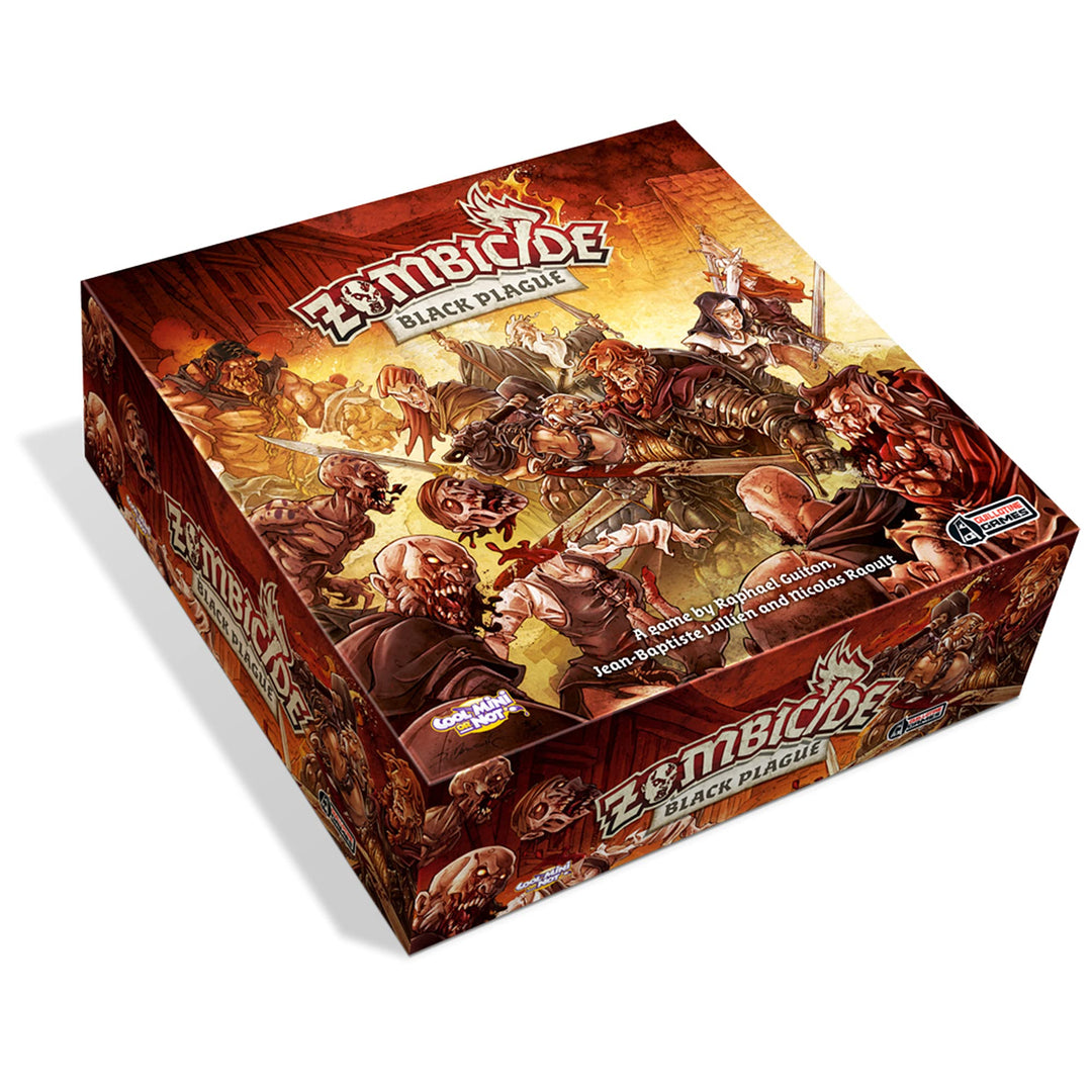 Zombicide Black Plague Board Game (Base) | Strategy Board Game | Cooperative Board Game for Teens and Adults | Zombie Board Game | Ages 14+ | 1-6 Players | Average Playtime 1 Hour | Made by CMON