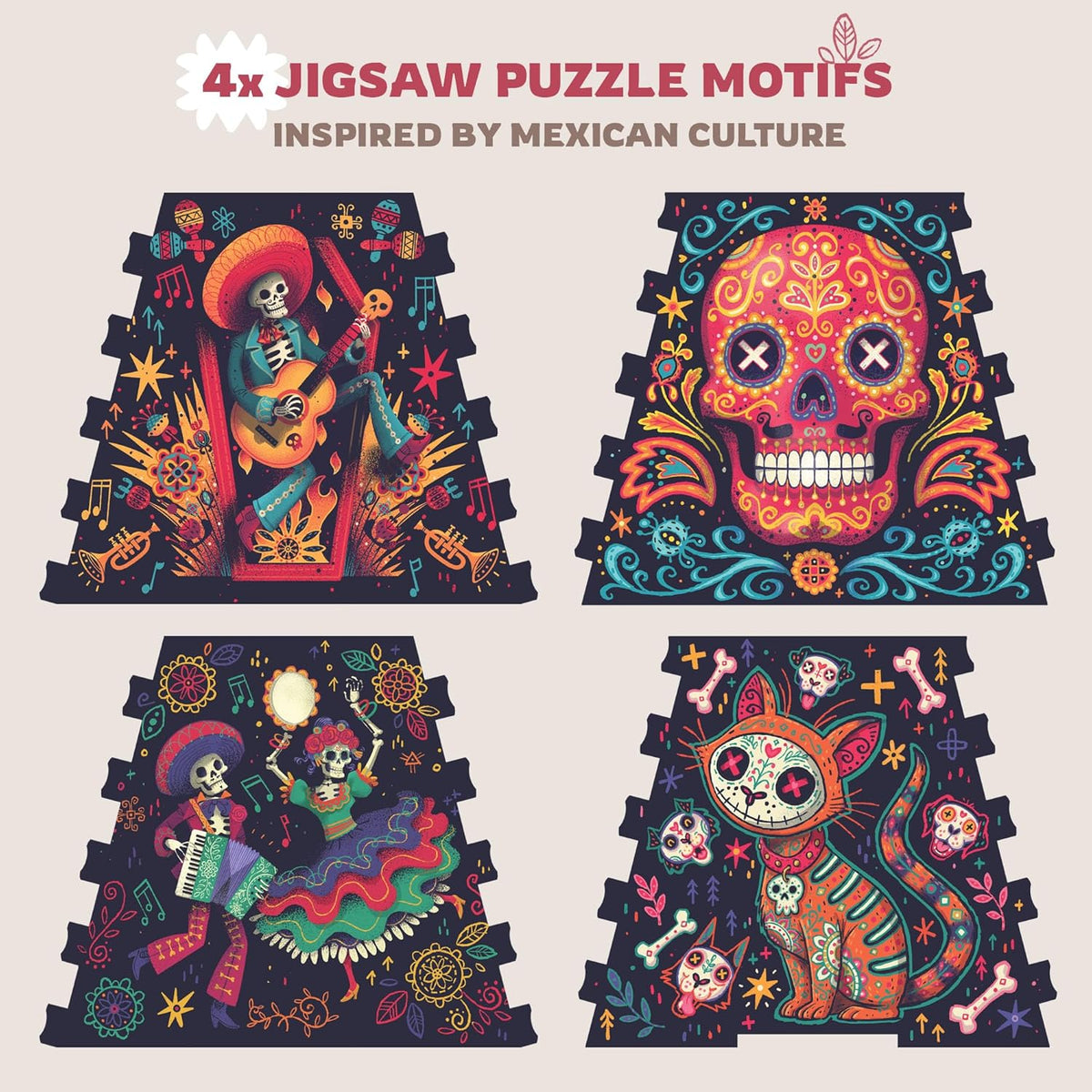 Day of the Dead Pyramid of the Sun Puzzleset Board Game Expansion