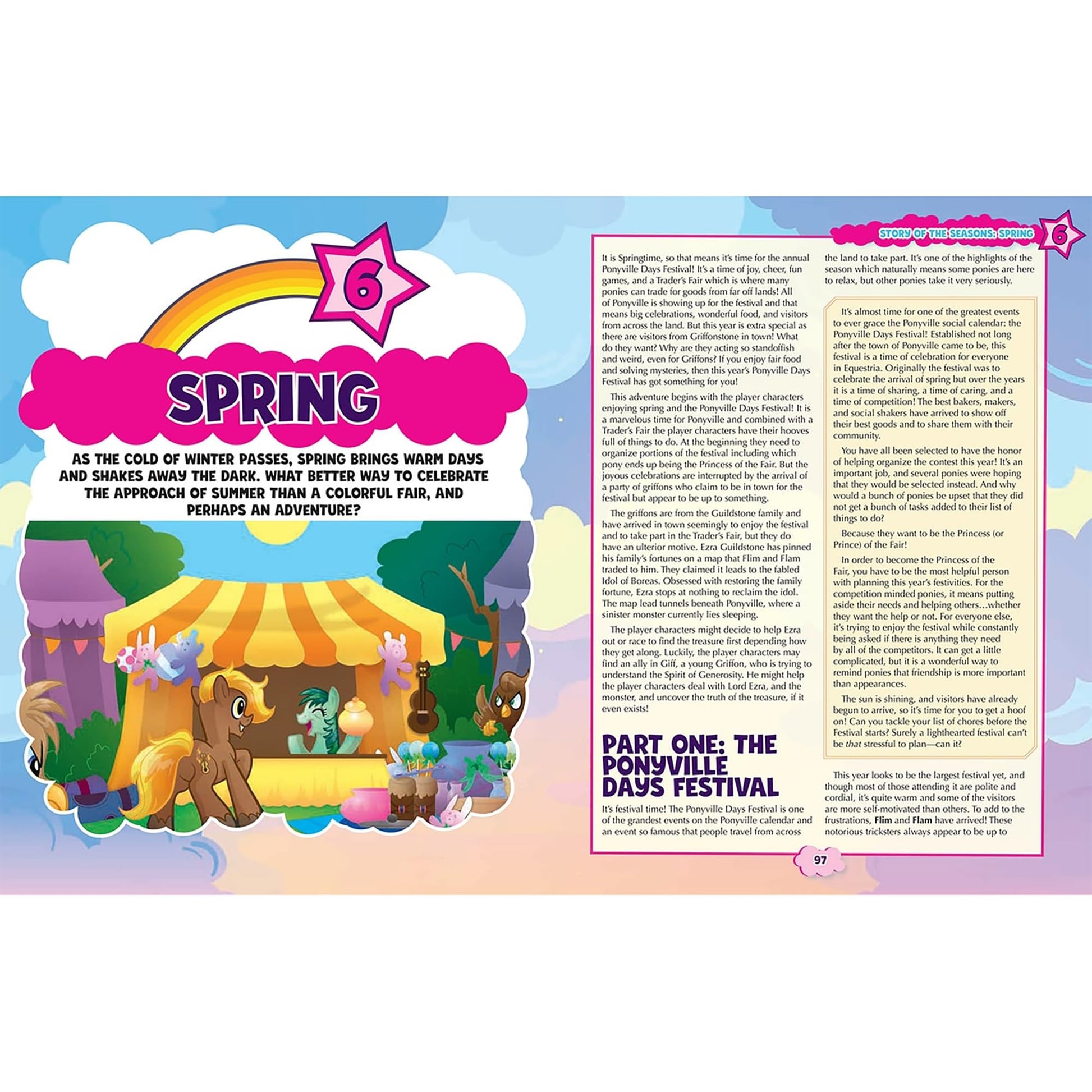 Renegade Game Studios: My Little Pony RPG - Story of The Seasons - Expansion Hardcover Book, Roleplaying Game, Celebrate Friendship All Year Round 8