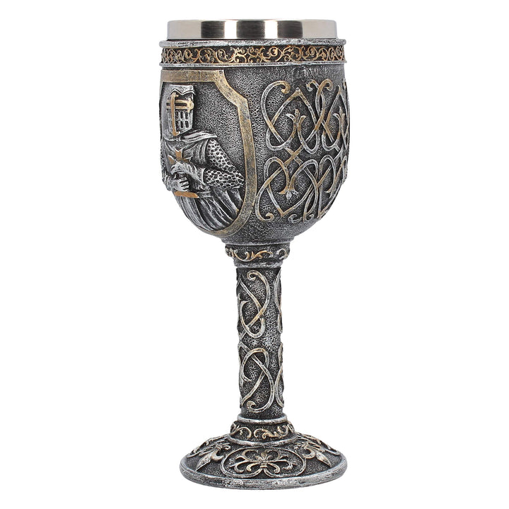 Armoured Medival Knight Soldier Goblet 19cm