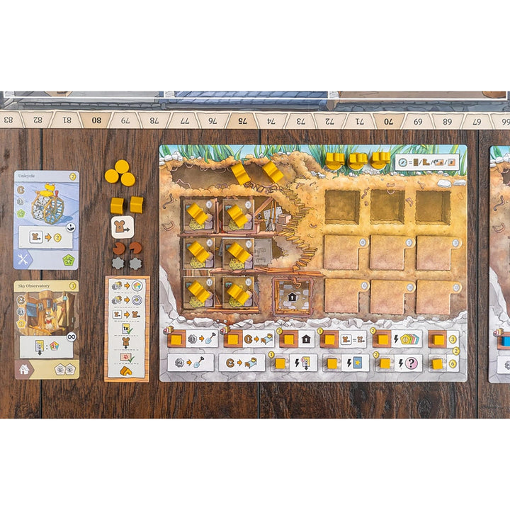 Capstone Games: Rats of Wistar - Building & Worker Placement Board Game, Play As Rats, Explore-Escape-Invent, Ages 14+, 1-4 Players, 90 Minutes