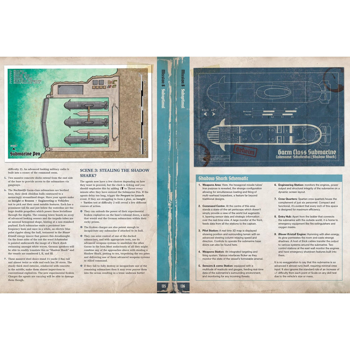 Achtung Cthulhu 2d20 D Day the Darkest Day Roleplaying Game 3