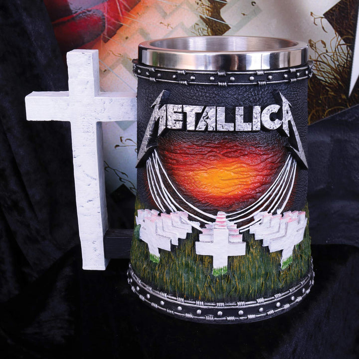 Metallica Master of Puppets Album Tankard Officially Licensed