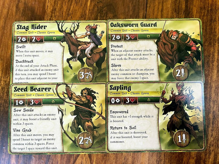 Summoner Wars Chosen Grove Faction Deck Board Game by Plaid Hat