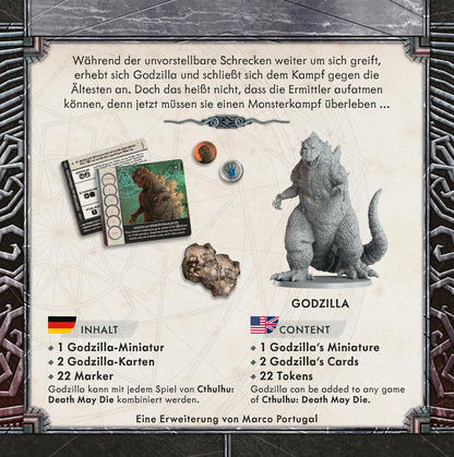 Cthulhu Death May Die Godzilla Board Game Expansion