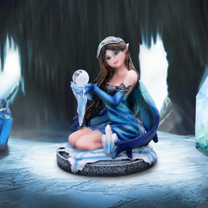 Azura Blue Crystal Fairy Figurine 8.3cm