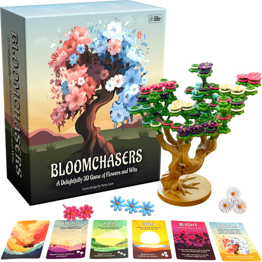 Bloomchasers A Delightfully 3D Game of Flowers and Wits Board Game by Very Special 6