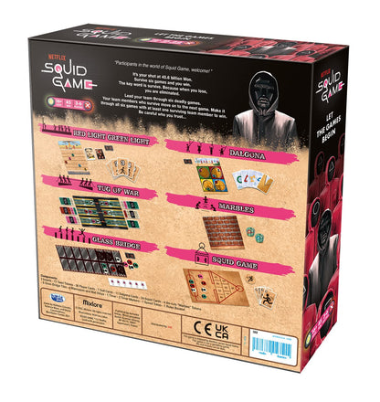 Squid Game Board Game Ages 16+ 3-6 Players 45 Minutes Playing Time 2