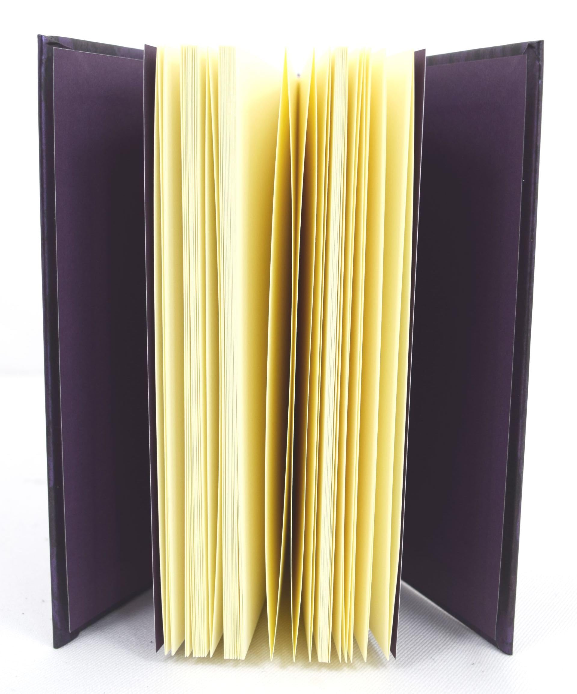 Embossed Pentagram A5 Spell Book Journal in Purple 17cm 6