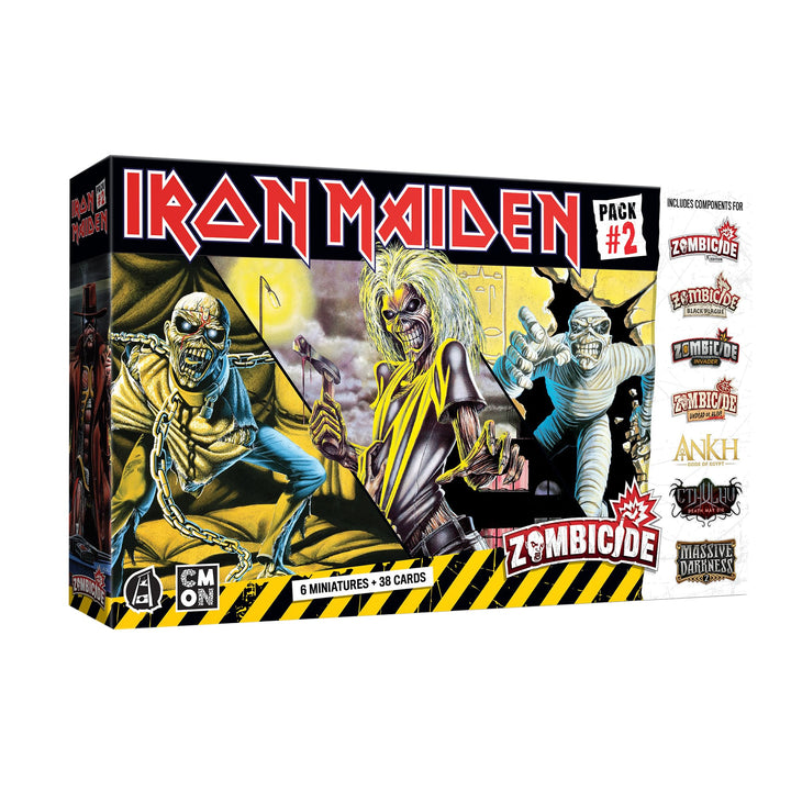 Zombicide Iron Maiden Character Pack #2 - Eddie Miniatures and Game Enhancements! Cooperative Strategy Board Game, Ages 14+, 1-6 Players, 60 Minute Playtime, Made by CMON