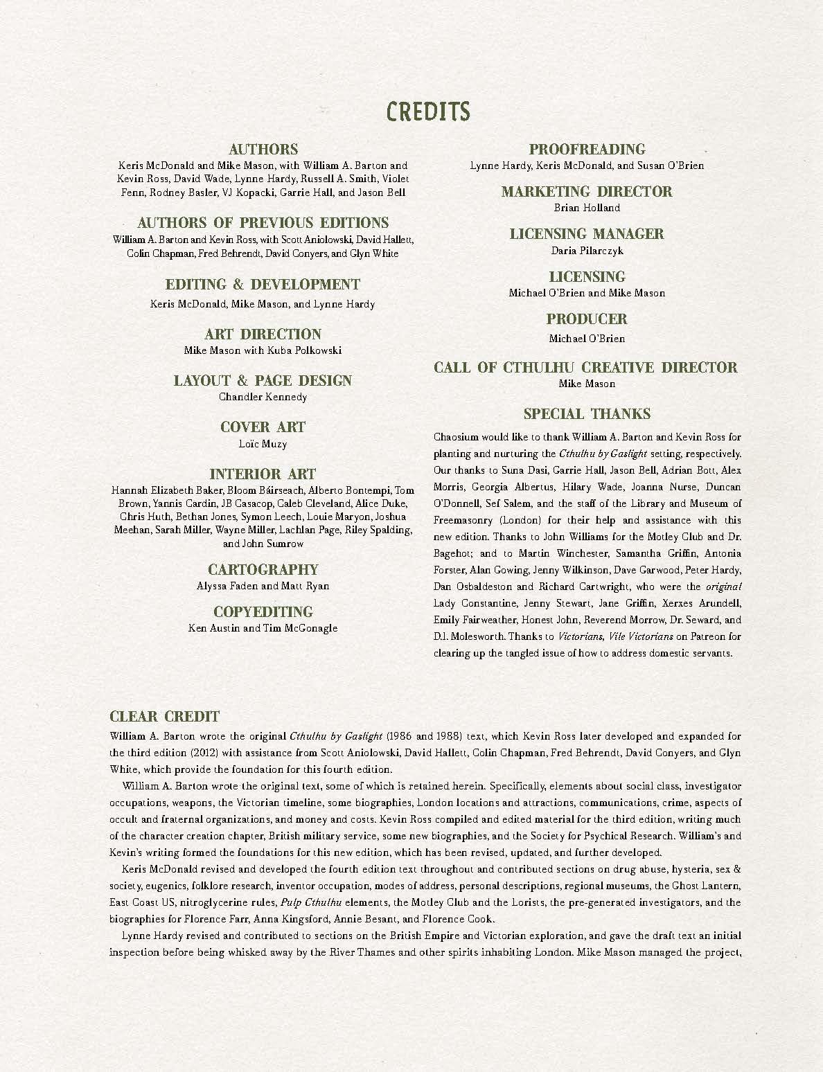 Cthulhu by Gaslight Investigators Guide Roleplaying Game by Chaosium 8