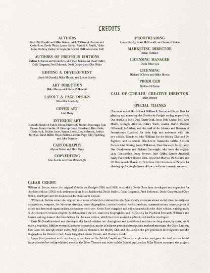 Cthulhu by Gaslight Investigators Guide Roleplaying Game by Chaosium 8