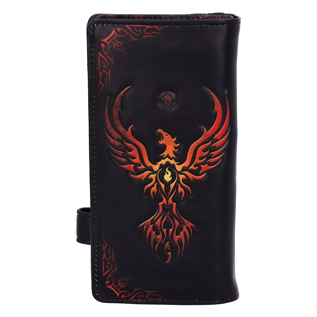 Anne Stokes Phoenix Rising Mythical Bird Embossed Purse 18.5cm