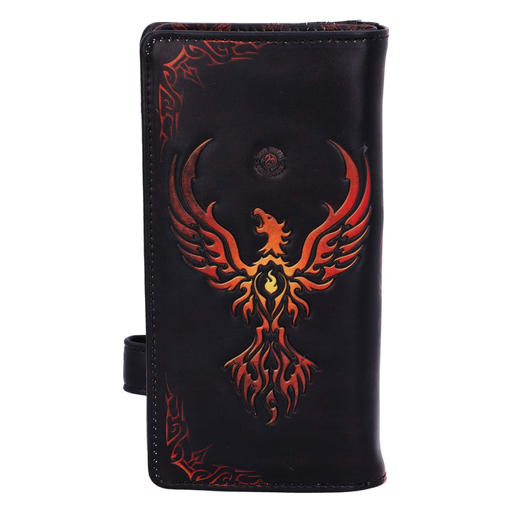 Anne Stokes Phoenix Rising Mythical Bird Embossed Purse 18.5cm