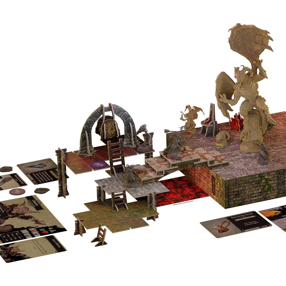 Descent Legends of The Dark Board Game The Betrayer's War Expansion - Fantasy RPG Strategy Game, Cooperative Game, Ages 14+, 1-4 Players, 3-4 Hour Playtime, Made by Fantasy Flight Games 3