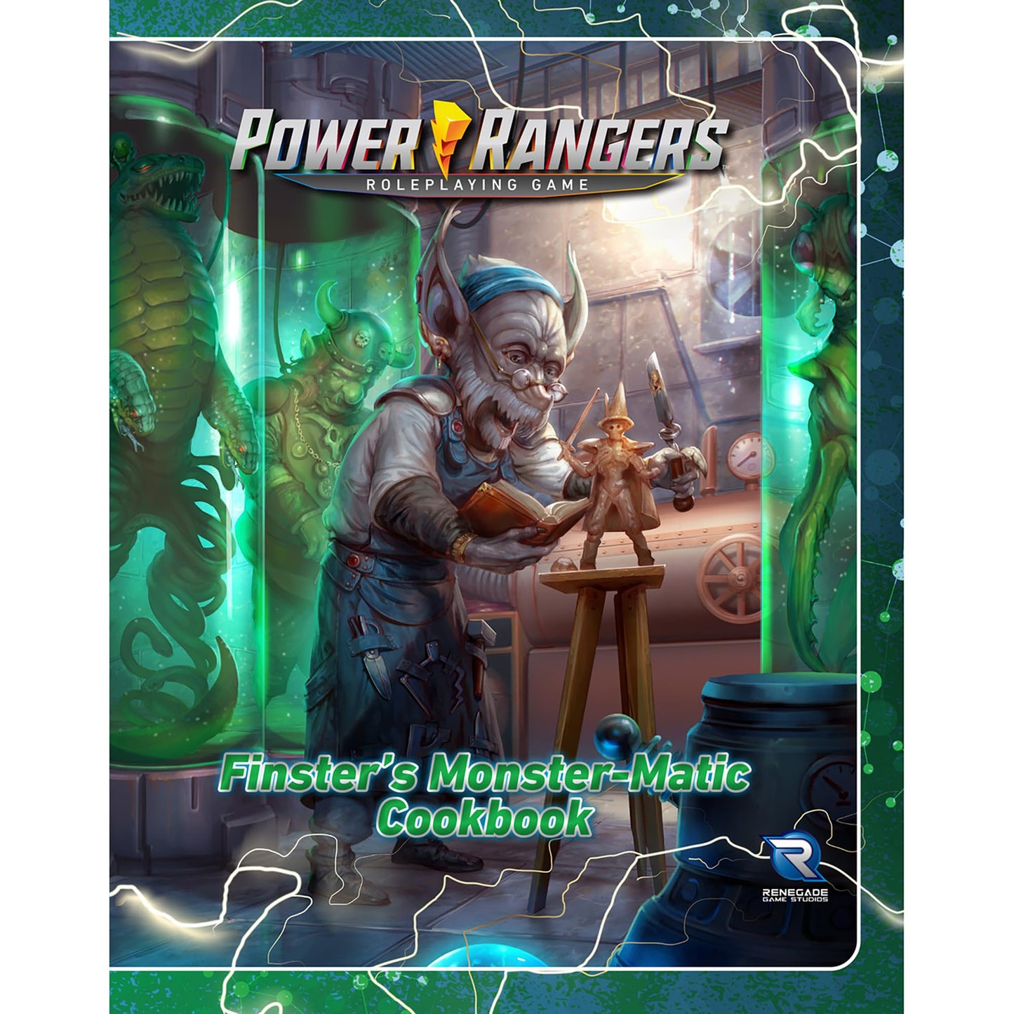 Finsters Monster Matic Cookbook Sourcebook Power Rangers RPG Roleplaying Game by Renegade Studio 7