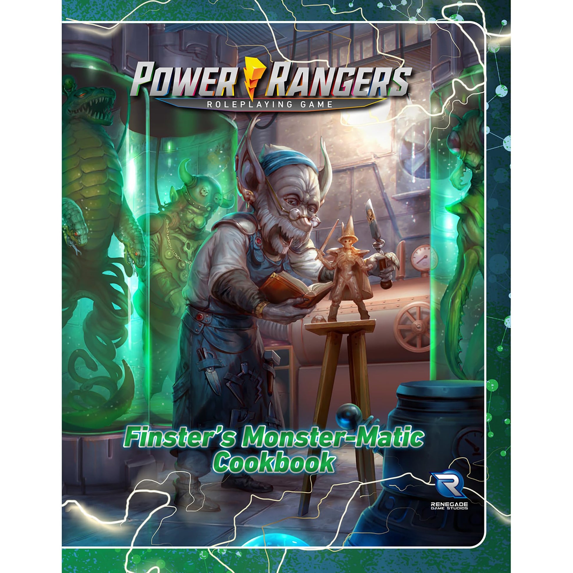 Finsters Monster Matic Cookbook Sourcebook Power Rangers RPG Roleplaying Game by Renegade Studio 7