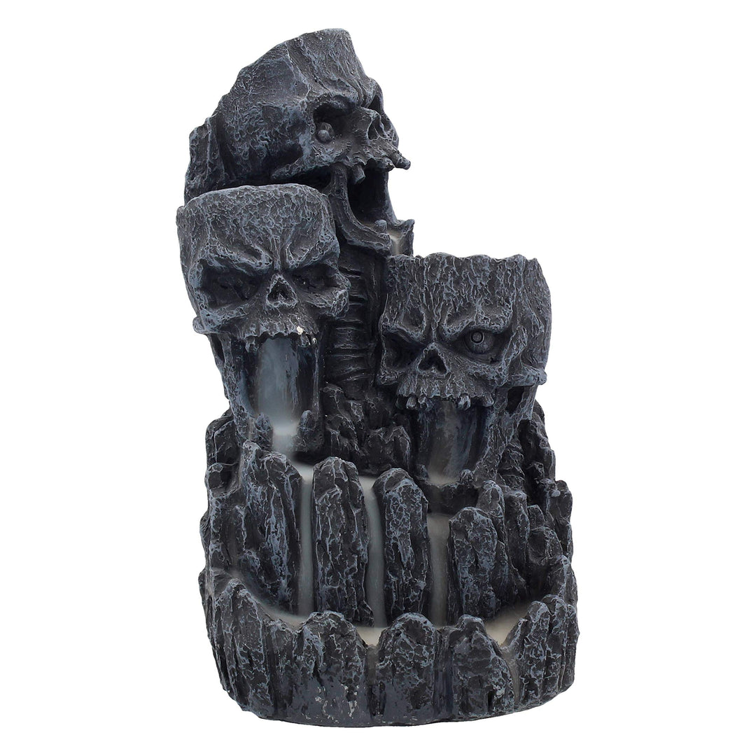 Skull Backflow Incense Tower Holder 17.5cm