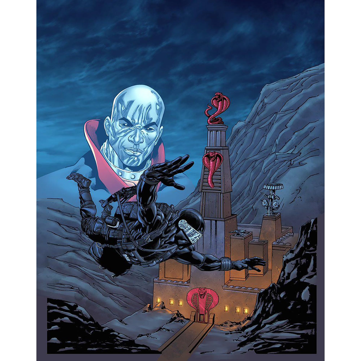 Renegade Game Studios: G.I. Joe Deck Building Game - Silent Interlude Expansion - 2 New Missions A Traitor Within & Snake Eyes, Ages 14+, 1-4 Players 5