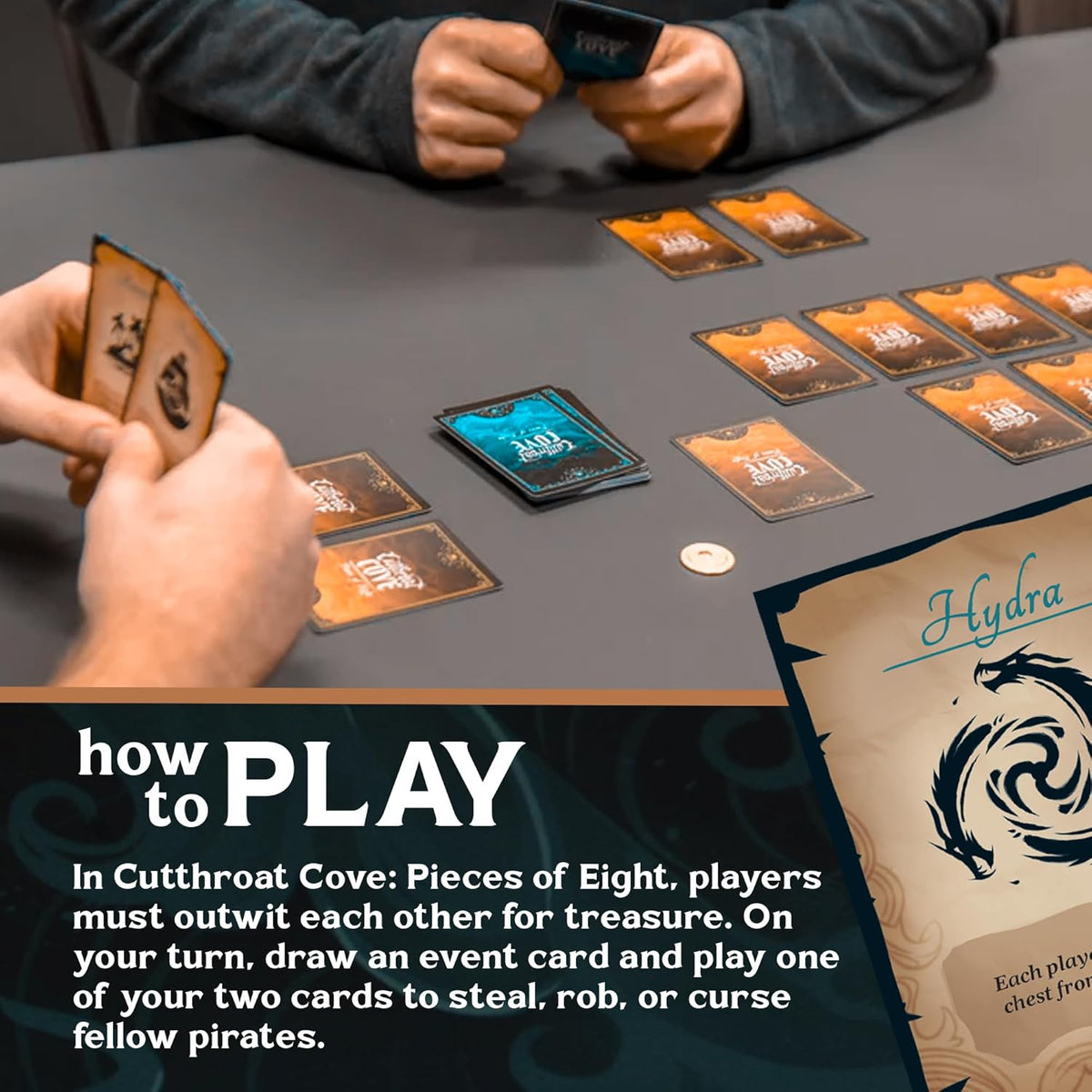 Cutthroat Cove Pieces of Eight Card Game