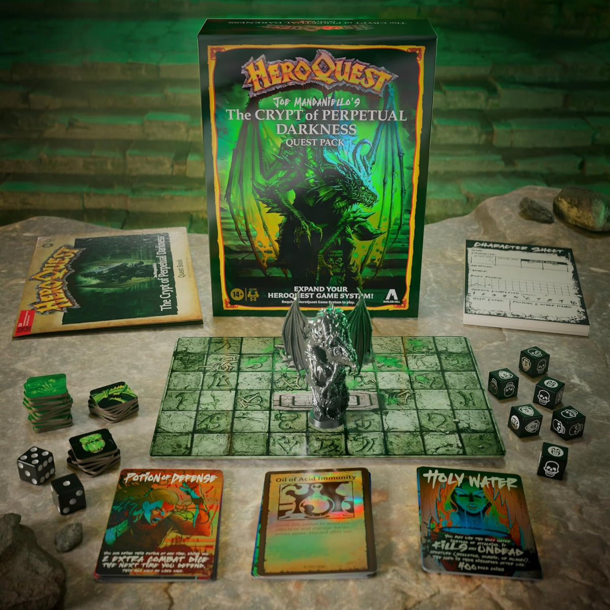 Heroquest Crypt of Perpetual Darkness Board Game Expansion