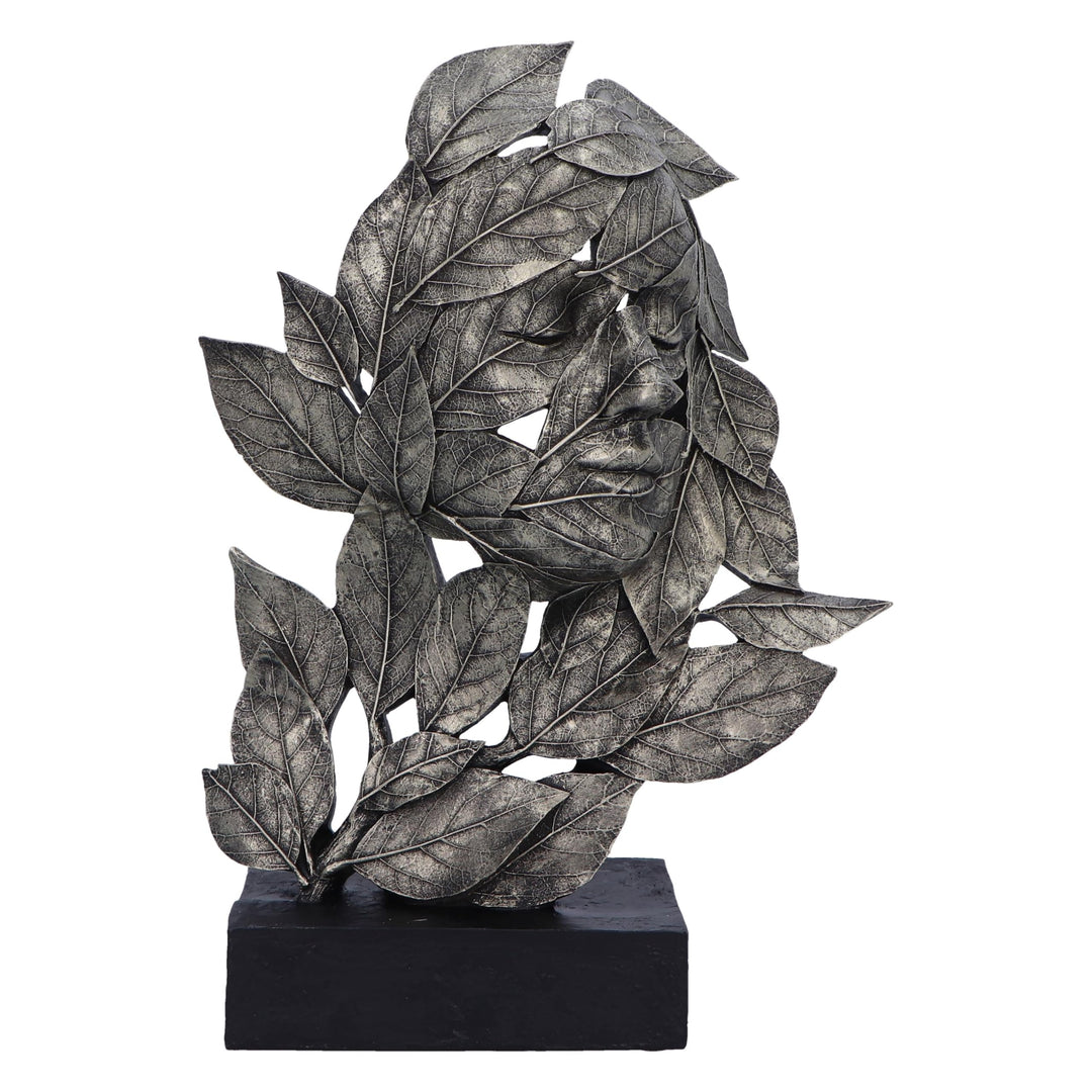 Natural Emotion Peace Silver Statue 32cm