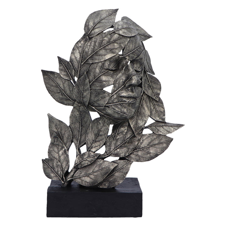 Natural Emotion Peace Silver Statue 32cm