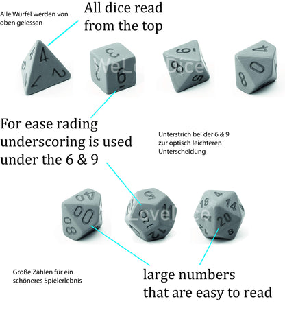Chessex 25335 Dice, Multicoloured, One Size 6