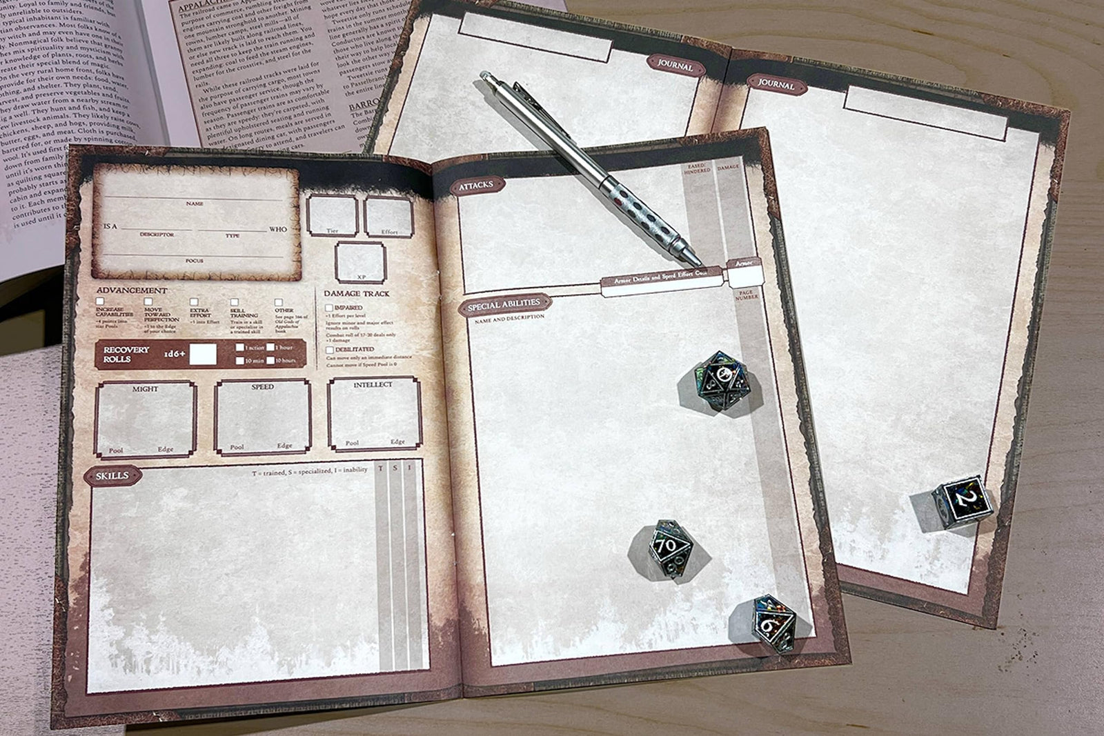 Old Gods of Appalachia RPG: Character Portfolios 2