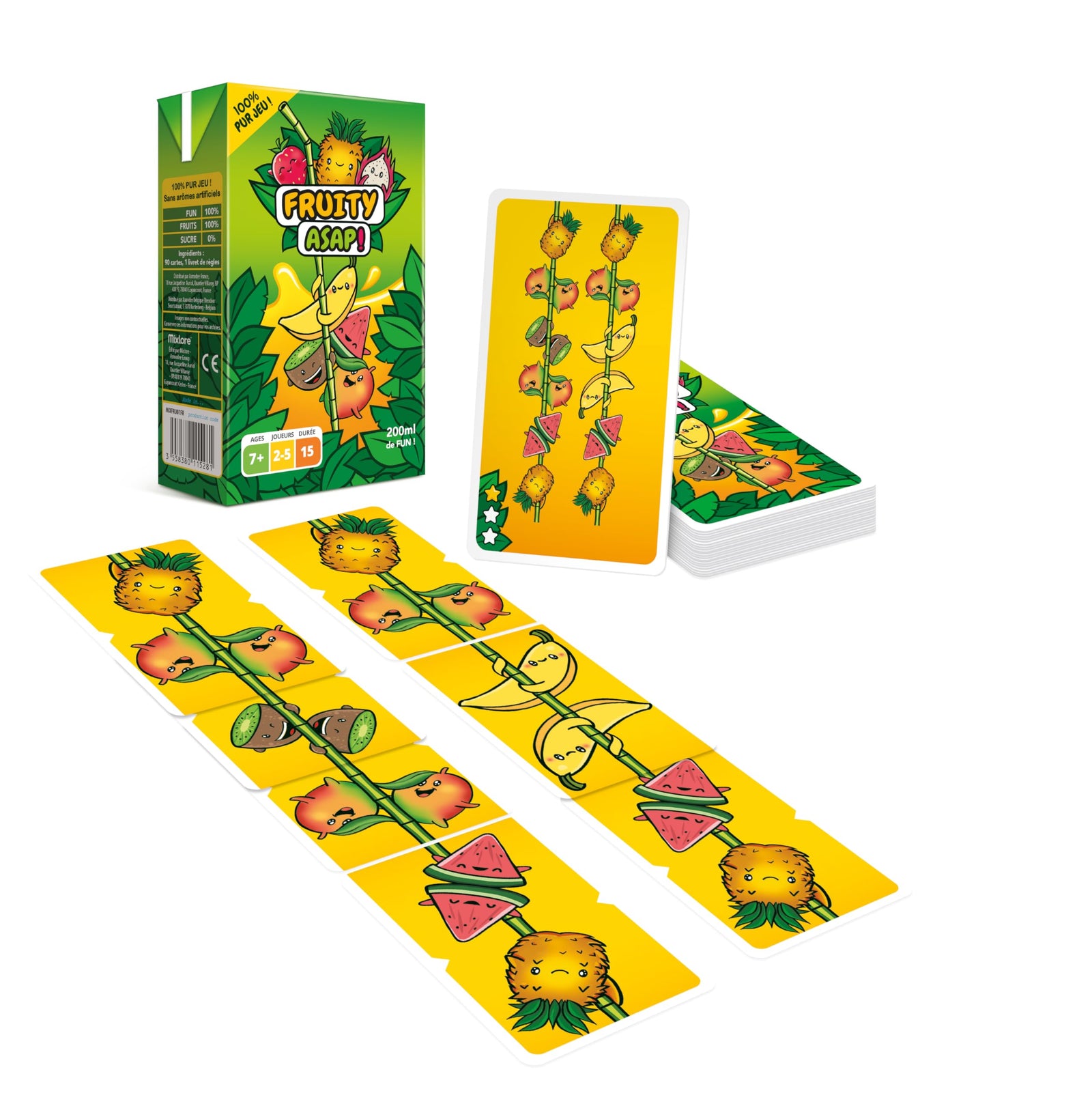 Mixlore | Fruit ASAP | Party Card Game | Ages 7+ | 2-5 Players | 15+ Minutes Playing Time 2