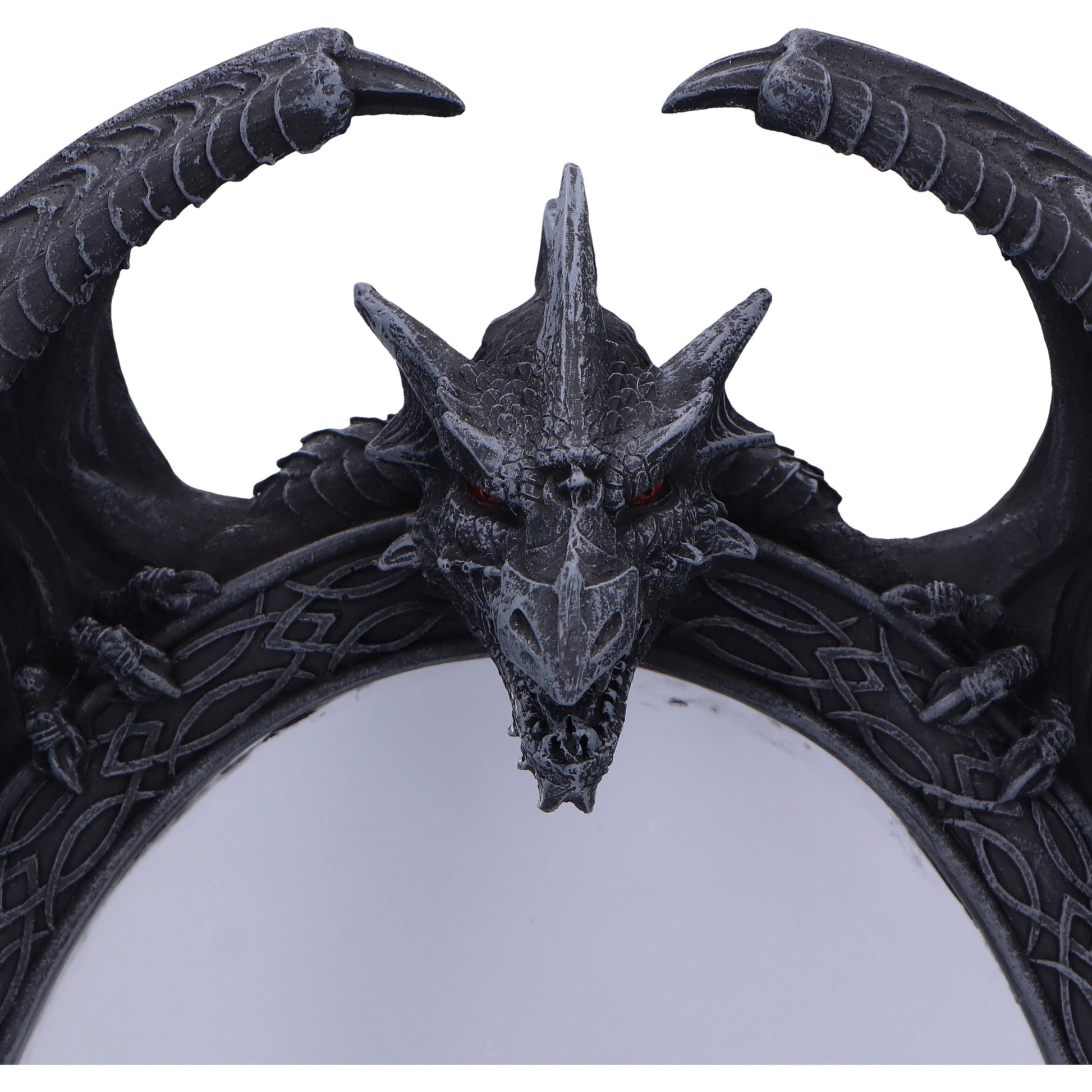 Scaled Reflection Dragon Mirror 29cm 3