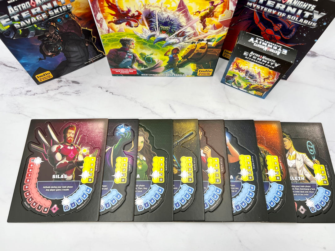 Astro Knights Eternity - Sci-Fi Cooperative Deck-Building Game by Indie Boards & Cards