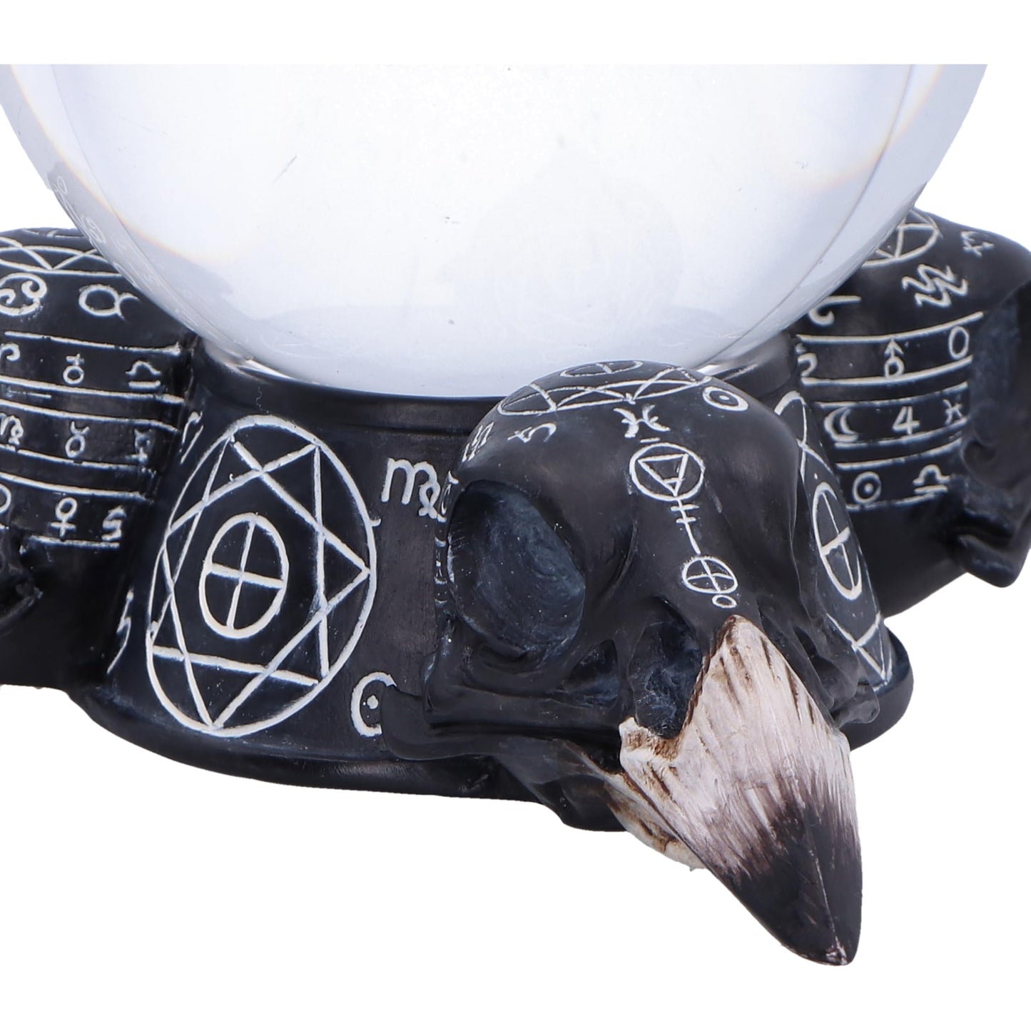 Gothic Raven Crystal Ball and Holder 15cm 4