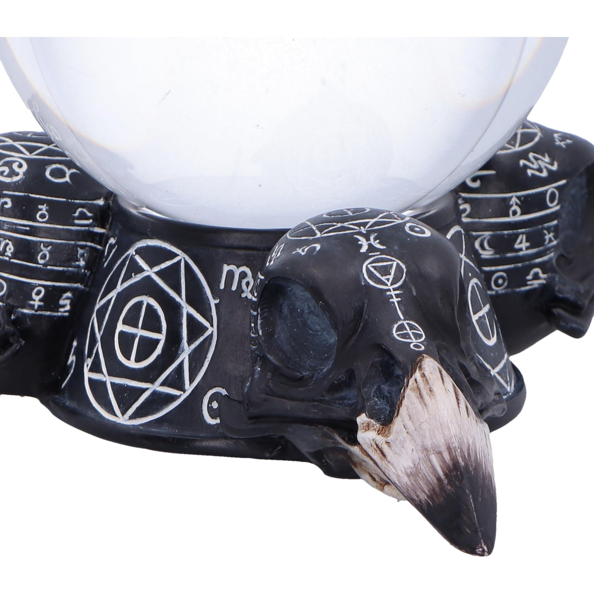 Gothic Raven Crystal Ball and Holder 15cm 4