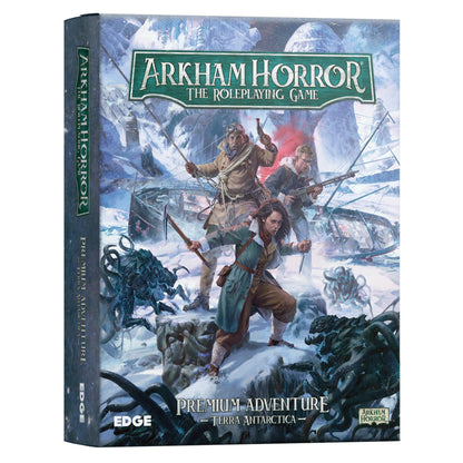Arkham Horror RPG Premium Adventure Terra Antarctica expansion Roleplaying Game by Edge Entertainment Studio 1