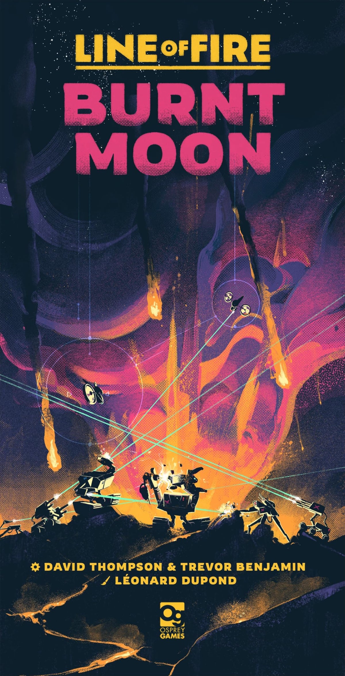 Line of Fire Burnt Moon Board Game by Osprey 1