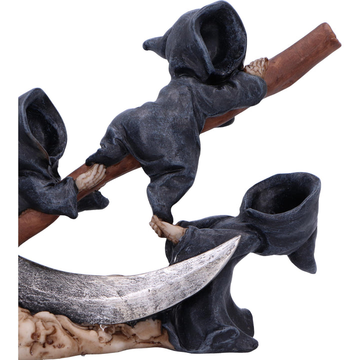 Mischievous Baby Reapers and Scythe Ornament 15.5cm