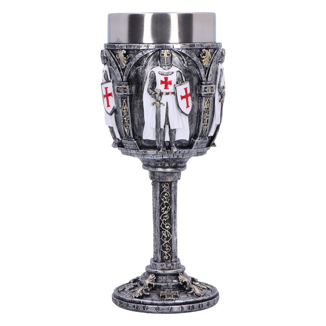 Valiant Medieval Knight Architectural Goblet 19.7cm