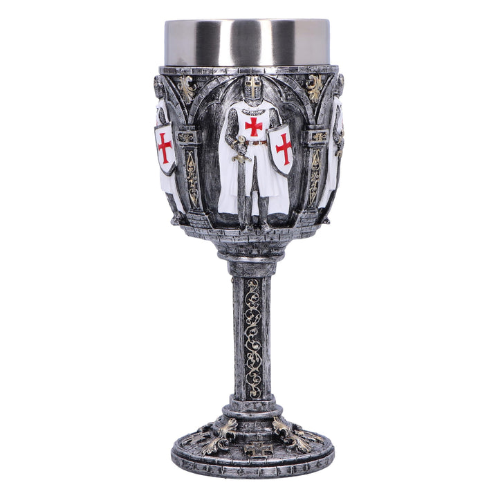 Valiant Medieval Knight Architectural Goblet 19.7cm